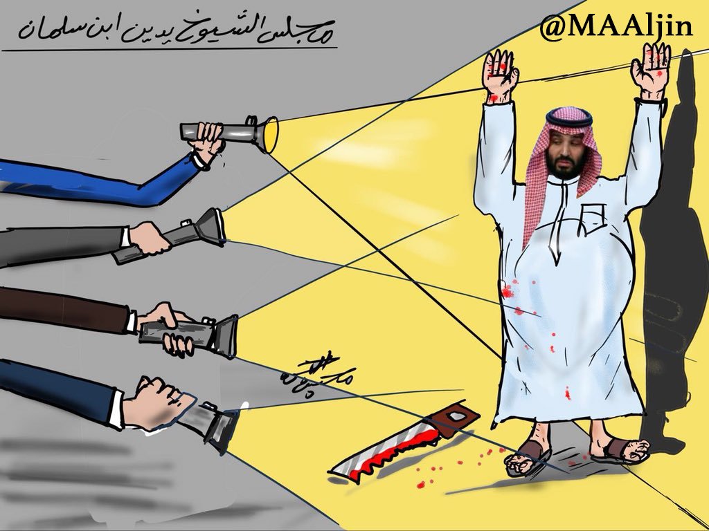 كاريكاتير فضح محمد بن سلمان الخبر اليمني