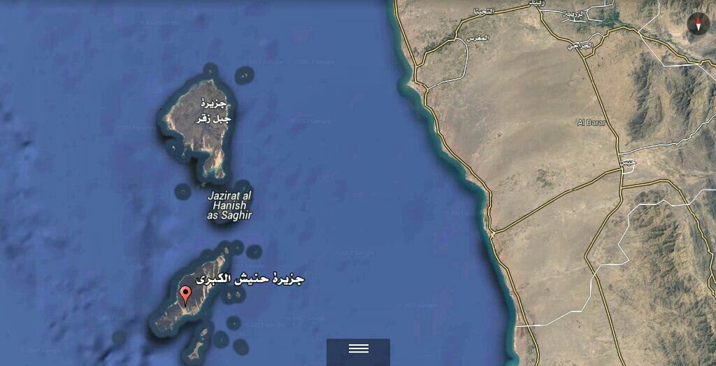 ارتيريا تعود إلى جزيرة حنيش تحت مظلة التحالف الخبر اليمني