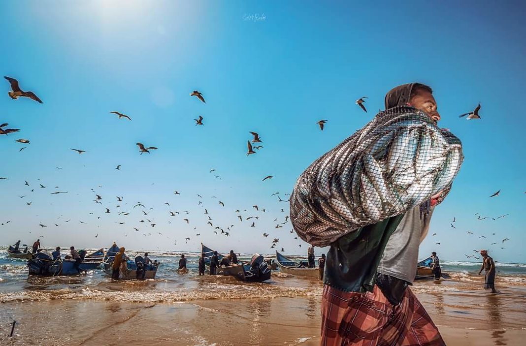 حياة الصيادين في قشن
