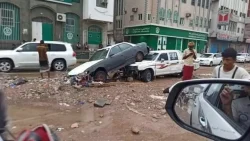 سيول جارفة تضرب المكلا ـ صور للأضرار ـ أخبار اليمن