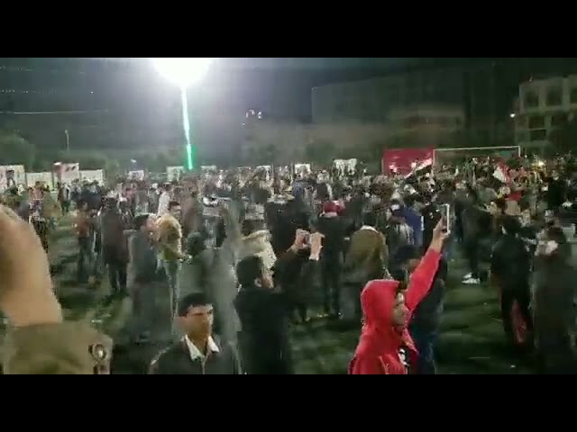 رد فعل الجمهور في صنعاء لحظة فوز المنتخب اليمني للناشئين ببطولة غرب أسيا