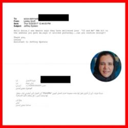 بينها بن سلمان.. أسماء عربية في ملفات “إيبستين” - تعرف عليها 3 إيميل من شخصية تعرف بالمستشارة الإماراتية عزيزة الأحمد مع مساعد جيفري إيبستين.