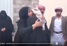 مشاهد من احتضان سمية الزبيري لوالدها بعد سنوات من ادعائها ابنة الرئيس العراقي