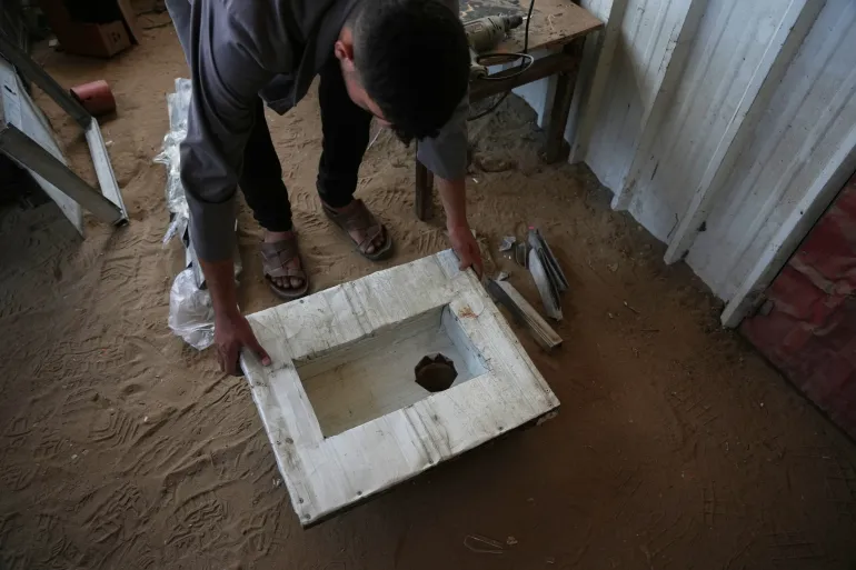 Toilets crisis in Gaza