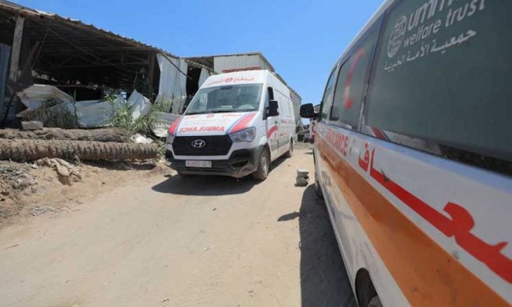 "Gaza Health" warns of stopping ambulance and transport services | الخبر اليمني