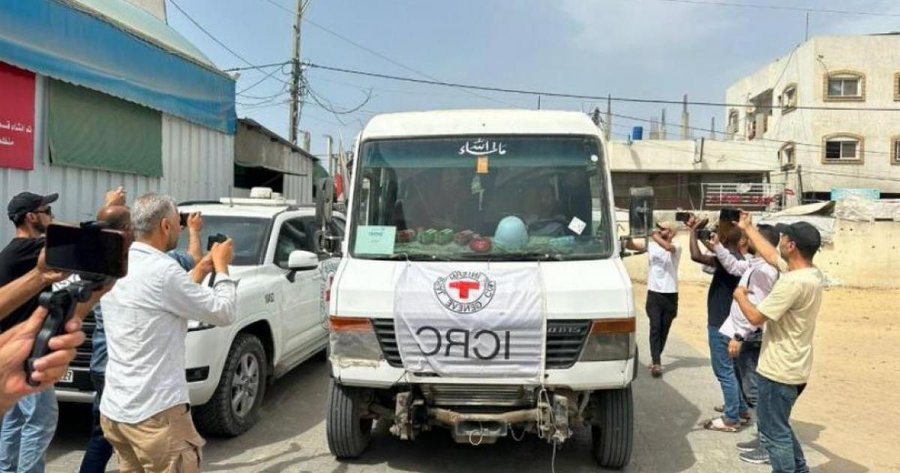 Six prisoners released from the Gaza Strip after a period of detention