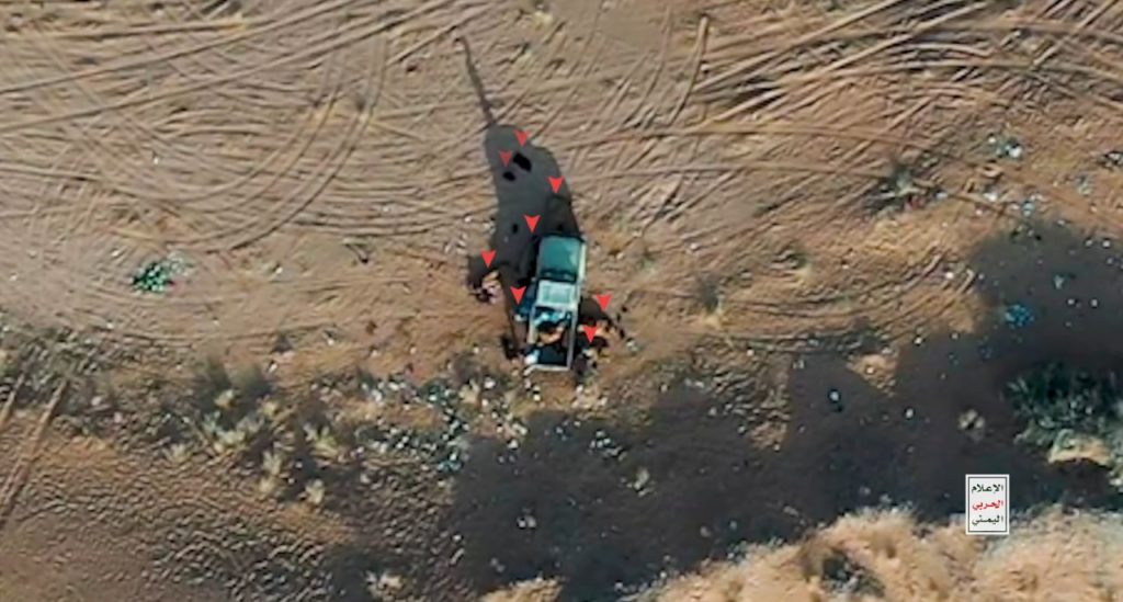 Watch: The "Rujum" drone rains down shells on Saudi factions' gatherings and vehicles, destroying their equipment and fortifications 7 Watch: The "Rujum" drone rains down shells on Saudi factions' gatherings and vehicles, destroying their equipment and fortifications