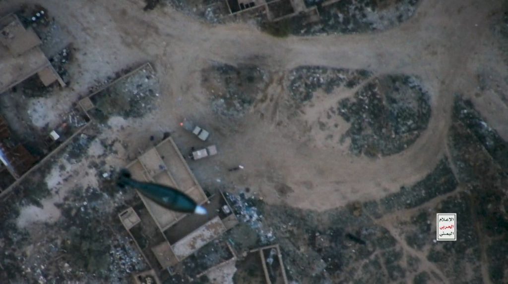 Watch: The "Rujum" drone rains down shells on Saudi factions' gatherings and vehicles, destroying their equipment and fortifications 4 Watch: The "Rujum" drone rains down shells on Saudi factions' gatherings and vehicles, destroying their equipment and fortifications