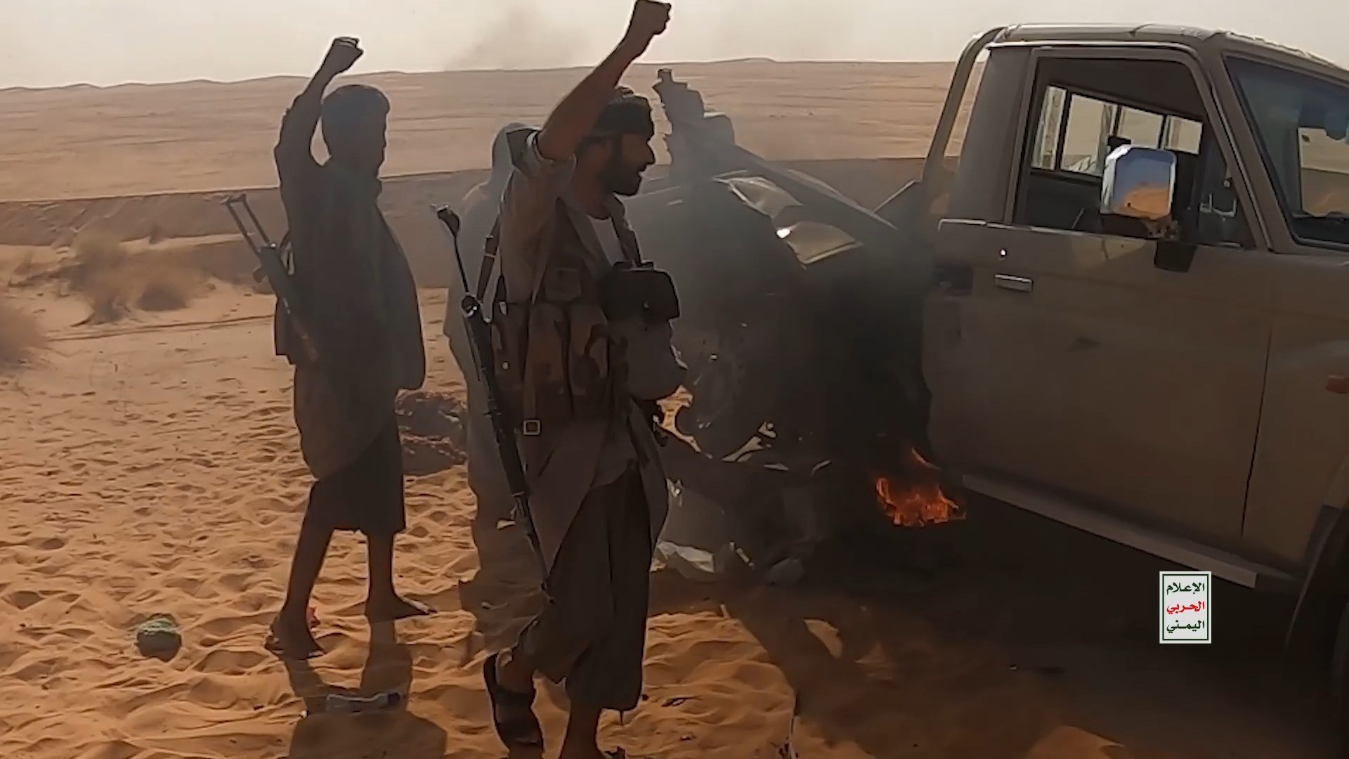 مشاهد لاستهداف تحشيدات سعودية شرق الجوف