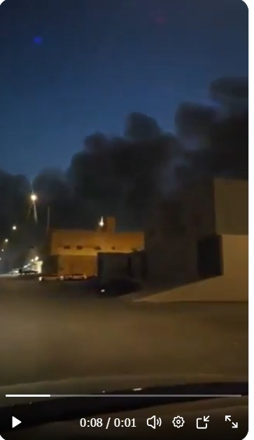 Scenes of Smoke Rising from the Center of Riyadh and the Coalition Admit a Wide Morning Attack